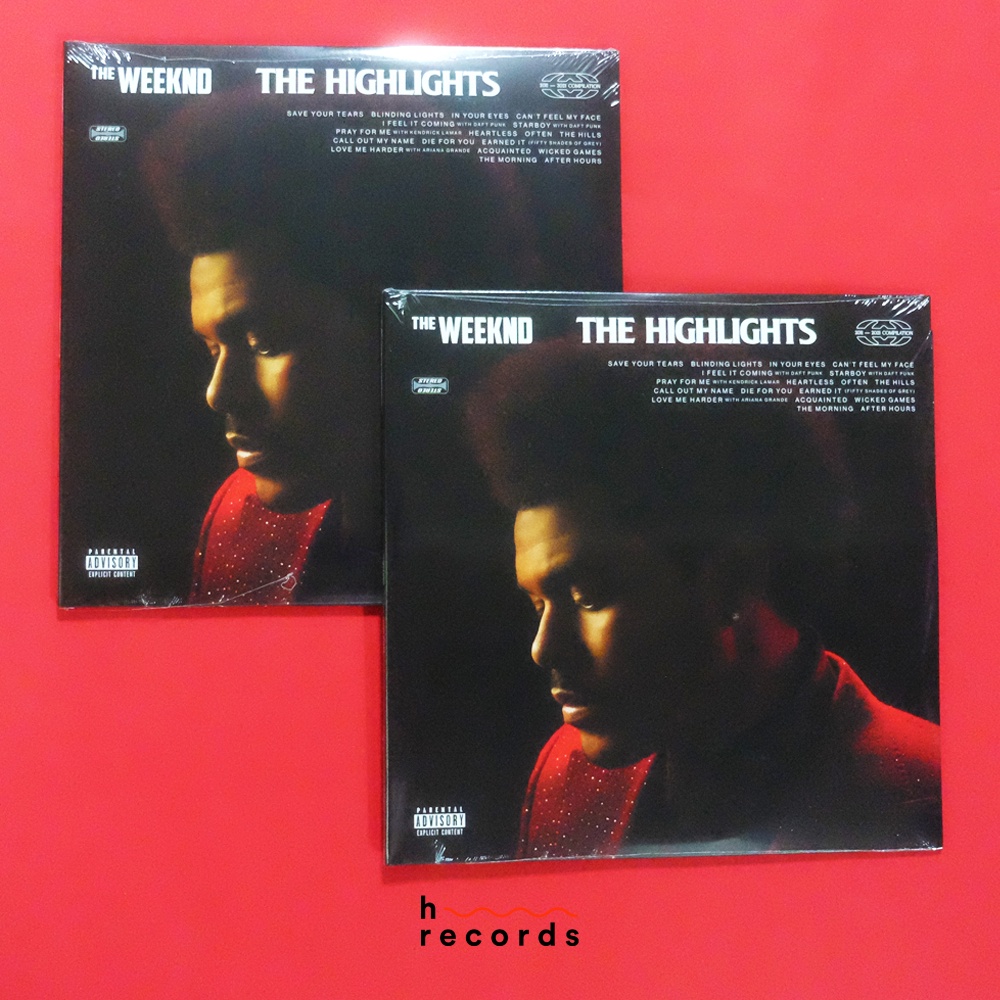 (ส่งฟรี) แผ่นเสียง The Weeknd - The Highlights (Black Vinyl 2LP) - h ...