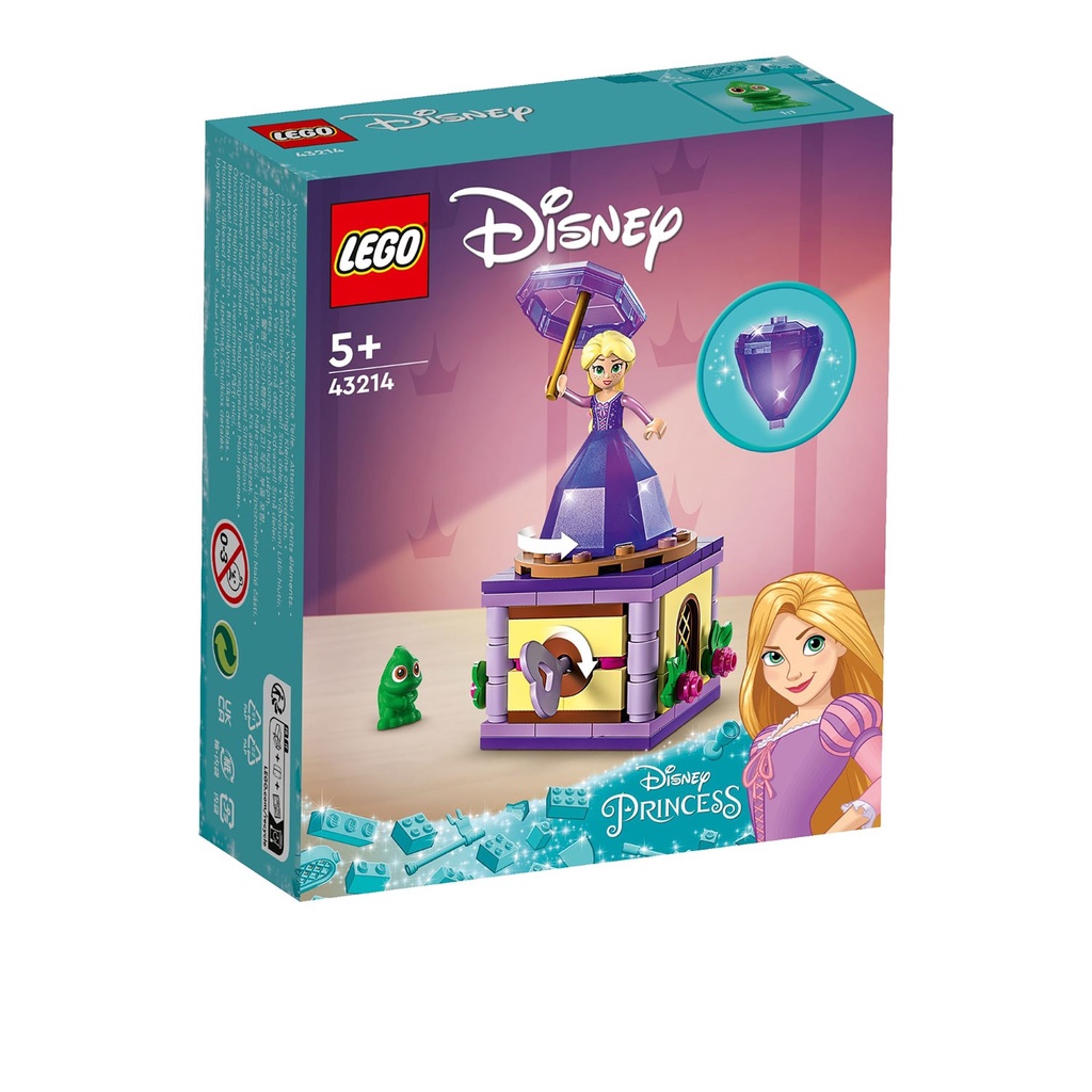 LEGO 43214 ชุดของเล่นตัวต่อ Disney Twirling Rapunzel (89 ชิ้น)