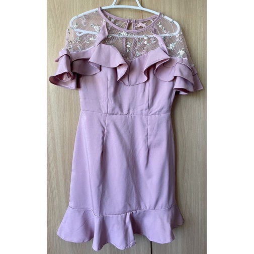 ส่งต่อ เดรส Pastel Time สีชมพู ไซส์ M มือ 1