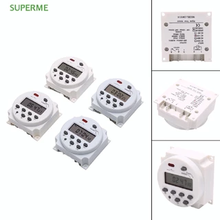 SUPERME CN101A 12V 24V 110V 240V ดิจิตอล LCD Power Timer รีเลย์ร้อน