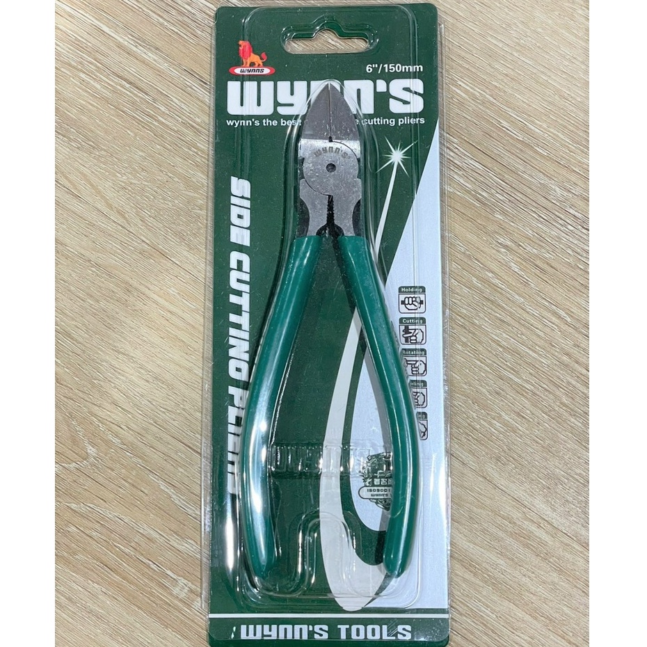 Wynn's คีมตัดพลาสติก ตัดลวด ตัดสาย ขนาด6นิ้ว คีม คีมตัด ของแท้ 100% รุ่น WNS106D