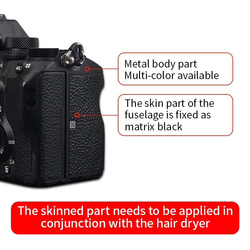 สติกเกอร์ติดตัวกล้อง A7III ป้องกันรอยขีดข่วน สําหรับ Sony A7III A7R3 A7M3 A7M4