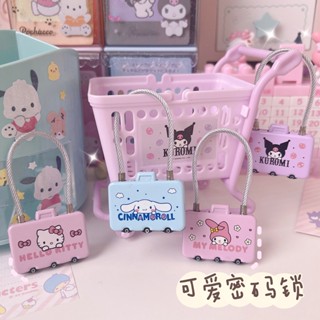 Sanrio กุญแจล็อกลิ้นชัก กันขโมย ลาย Hello Kitty Melody Kuromi LittleTwinStars Cinnamoroll PompomPurin BADBADTZ-