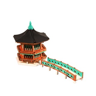 Youngmodeler ชุดโมเดลไม้ รูปสมบัติแห่งชาติเกาหลี No.224 Hyangwonjeong Pavilion of Gyeongbokgung Palace