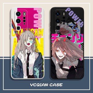 Chainsaw Man power เคสไอโฟน 11 12 pro max X Xr Xs Max 8 Plus case Se 2020 เคส iPhone 8พลัส 13 14 pro max 7 Plus cover