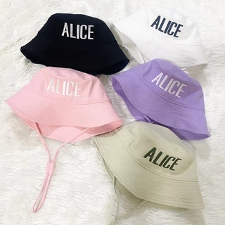 พร้อมส่ง❤️หมวกบัคเก็ต (เด็ก)💥สั่งปักชื่อได้ (มีสายรัดคาง) จัดส่งใน 1-2 วัน