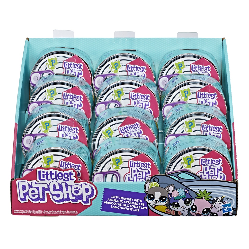 (ของแท้ 100% หายากแล้วนะคะ) Hasbro Littlest Pet Shop hungry pets กล่องสุ่มตุ๊กตาสัตว์สุดน่ารัก ของเล