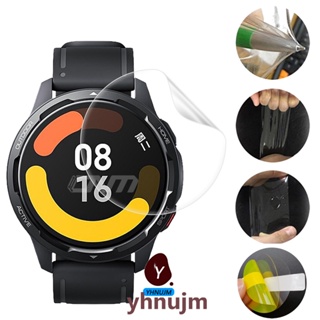 ฟิล์มกันรอยหน้าจอ สําหรับ xiaomi mi Watch s1 active pro Smart Watch ฟิล์มป้องกัน TPU นิ่ม สําหรับ xiaomi mi Watch s2 46 มม. 42 มม. Smart Watch ฟิล์ม TPU