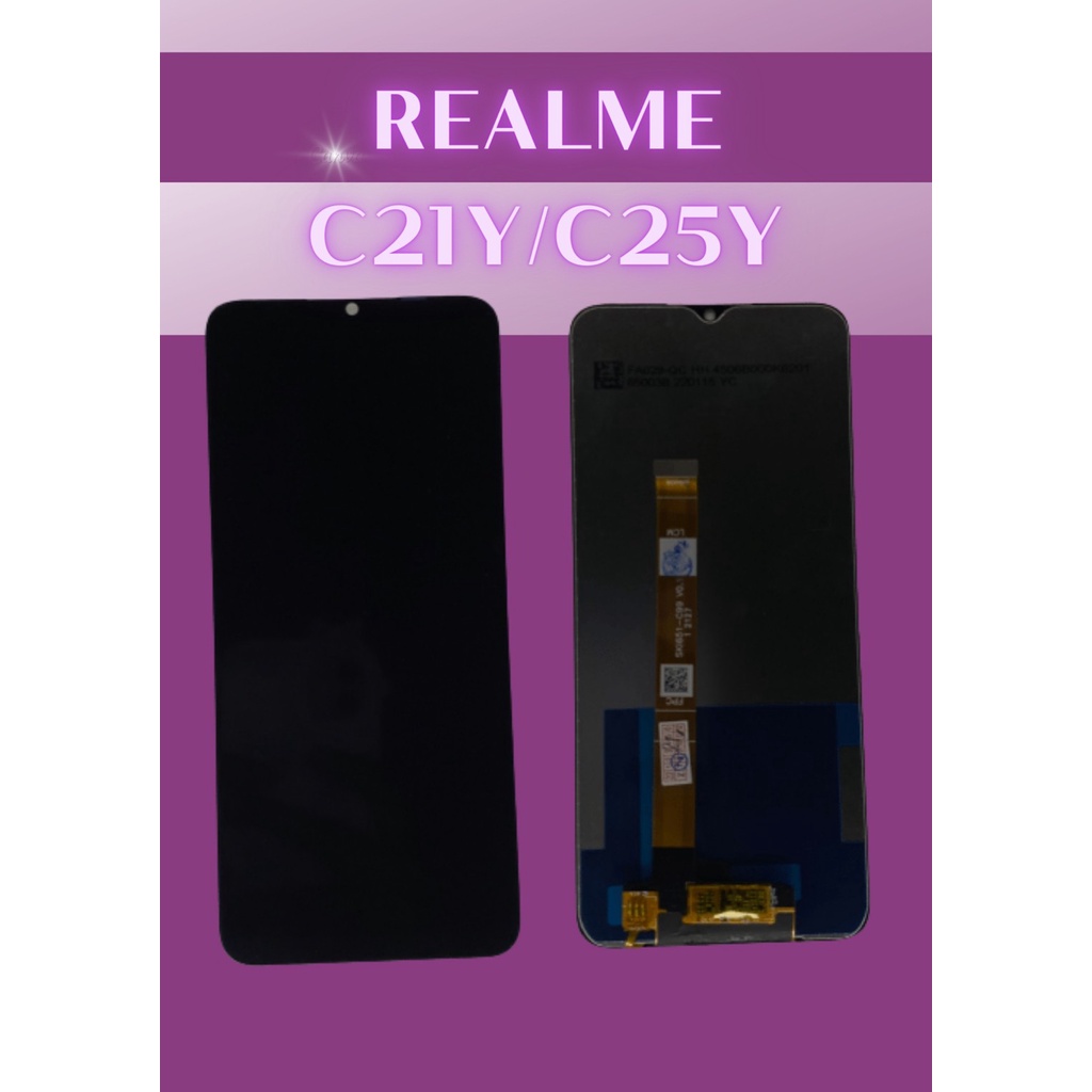 หน้าจอ REALME C21Y / REALME C25Y / REALME C20A แถมฟรี!! ชุดไขควง+ฟิล์ม+กาวติดจอ อะไหล่มือถือ คุณภาพดี PU Mobile