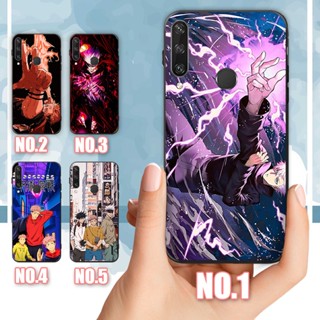 เคสโทรศัพท์ซิลิโคน TPU แบบนิ่ม ลายอนิเมะ Jujutsu kaisen กันกระแทก สีดํา สําหรับ Huawei P20 P30 P40 Pro Plus P20 P30 Lite