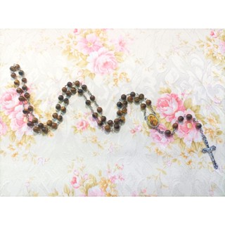 #1 สายประคำ คาทอลิก หินตาเสือ 6 มม. Tiger Eye Catholic Rosary 6 mm.