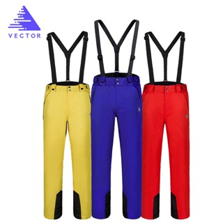 VECTOR outdoor ski pants mens and womens windproof Waterproof warm breathable single and double board mens and womens snow pants MK05