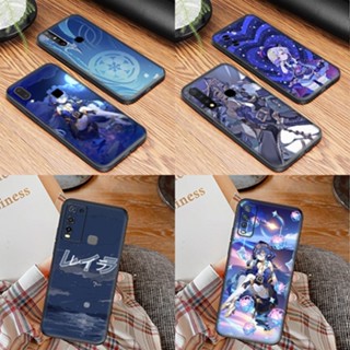 เคสโทรศัพท์มือถือนิ่ม กรอบสีดํา ลาย layla genshin สําหรับ Vivo Y5S Y11 Y11S Y20i Y20S Y17 Y12 Y15 Y19 Y20 Y30 Y50 YN37