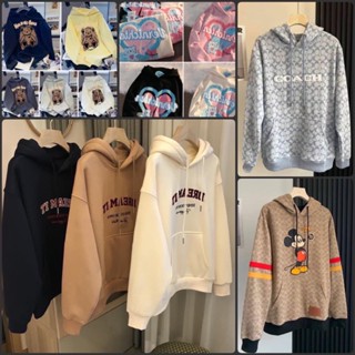 เสื้อฮู้ดแขนยาว Dream IT / Venichten / Bear / โคช เสื้อกันหนาวสเวตเตอร์ งานปัก สกรีนแน่น ผ้าฝ้าย/สำลี ใส่อุ่นสบาย