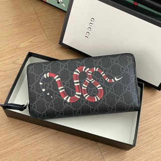 กระเป๋าสตางค์gucciแท้​💯​ส่งฟรีมีของแถม