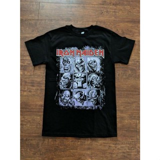 [COD] เสื้อยืดผ้าฝ้าย 100% พิมพ์ลาย IRON MAIDEN 9 EDDIES โอเวอร์ไซซ์ ของขวัญคริสต์มาส สําหรับผู้ชาย XS-6