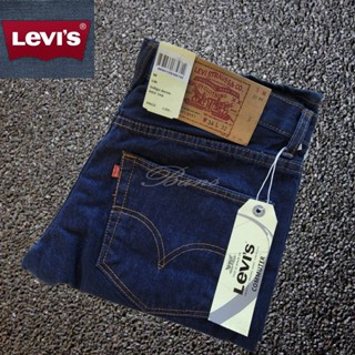 Levi;s 501 ทรงกระบอกใหญ่รางน้ำกระดุม สี Jeans สินค้าล้างสต๊อก