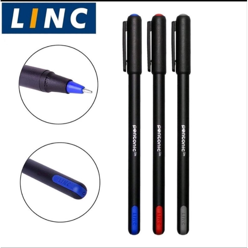 LINC YOYA ปากกา Pentonic 0.5 สีน้ำเงิน สีแดง สีดำ เครื่องเขียนสำนักงาน