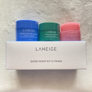 พร้อมส่ง LANEIGE GOOD NIGHT KIT 3 ITEMS ของแท้ laneige เทสเตอร์ laneige tester set