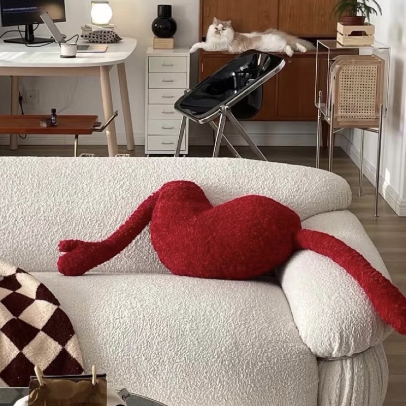 มาใหม่พร้อมส่ง💖 หมอนหัวใจ อ้อมกอด แขนยาว หมอนกอด heart pillow หมอน สไตล์เกาหลี minimal มินิมอล ของขวัญปีใหม่ Happa.bkk