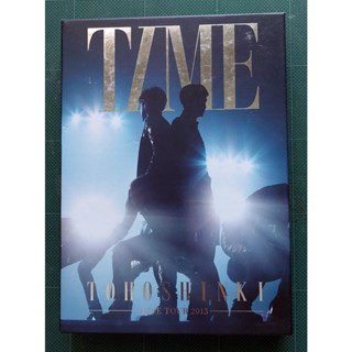 อัลบั้ม DVD คอนเสิร์ต ญี่ปุ่น TVXQ! - TOHOSHINKI LIVE TOUR 2013 TIME Album เวอร์Limited แกะแล้วสภาพดี Concert Kpop หายาก