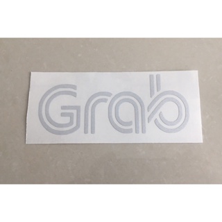 สติ๊กเกอร์แก๊ป grab 5x12cm ตัดด้วยสติ๊กเกอร์สะท้อนแสง