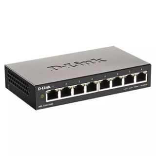 Gigabit Switching Hub D-LINK (DGS-1100-08_V2) 8 Port Easy Smart