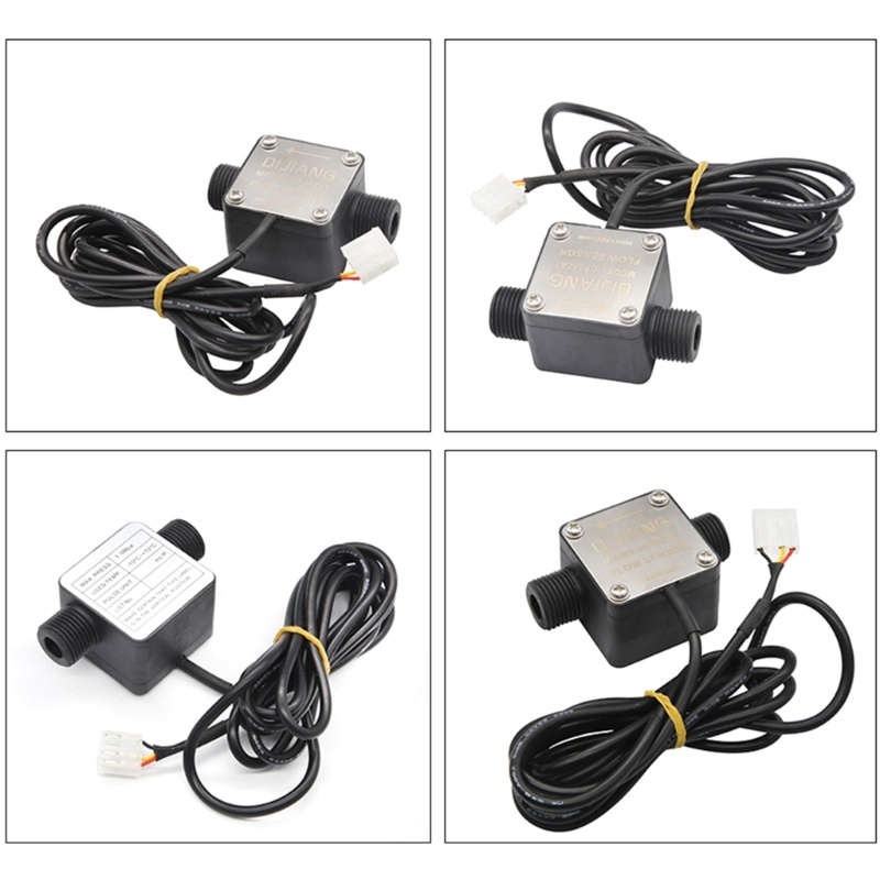 Mon DN15 30-1200L H Water Flow-Sensor DC3 5-24V G1 2 Liquid Gasoline-Diesel Milk Flowmeter Gear Coun