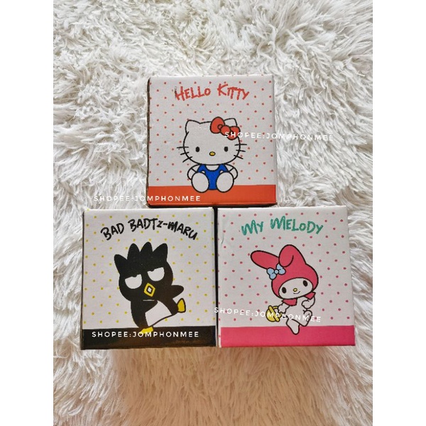 แก้วใส Sanrio Hello Kitty + My Melody + Bad Badtz-Maru