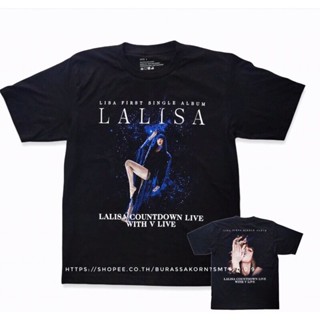 Tee┋  เสื้อยืดลิซ่า Lisa Lalisa Blackpink เสื้อยืด lisa lalisa black pink