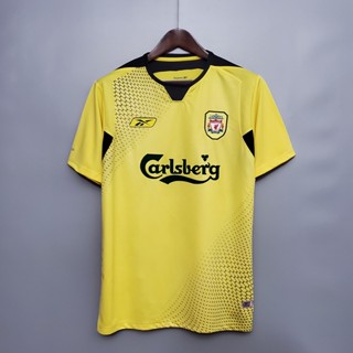 เสื้อกีฬาแขนสั้น ลายทีมชาติฟุตบอล Liverpool 04/05 ชุดเยือน สไตล์เรโทร