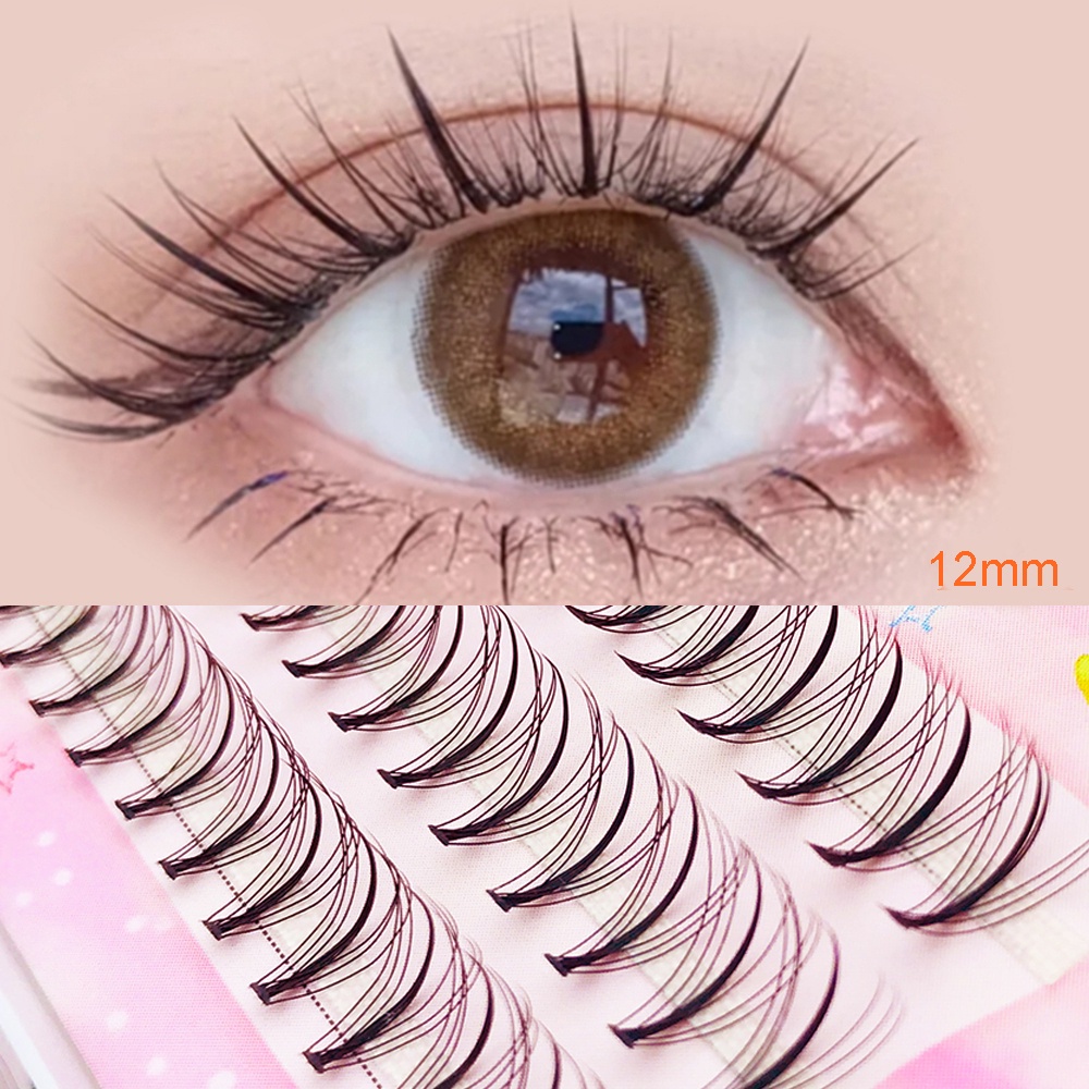 Aimeeoran Fairy Eyelashes Extension ชุด 3d ปลอมสําหรับแต ่ งหน ้ าธรรมชาติผม Lashes 8-12 มม.เครื ่ องมือ DIY