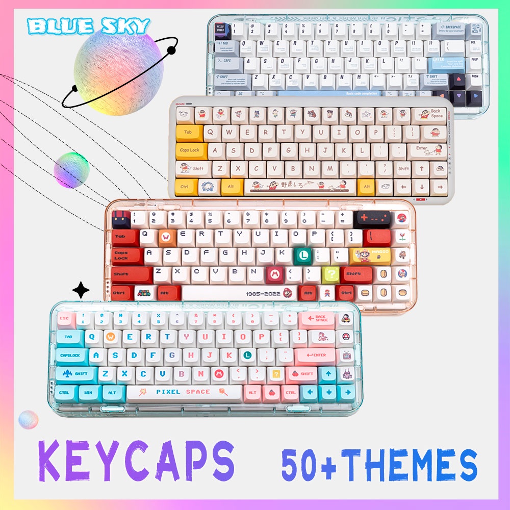Fast Shipping Thai Keycaps PBT keycap ชุด OEM/Cherry/XDA | Doubleshot & Dye-Sub