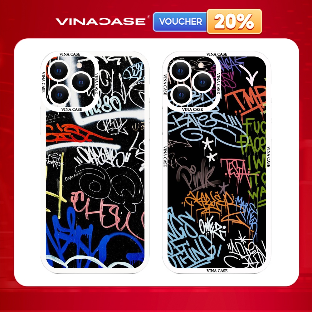 Vina Case Iphone 6S/6 Plus/7G/8G/X/....เคสยืดหยุ่นขอบสี่เหลี่ยมและขอบกล้องแบบ Fon