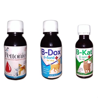 อาหารเสริมบำรุงเลือดและธาตุเหล็ก Pettonic Plus  , B- dox , B Kat สำหรับสุนัขและแมว