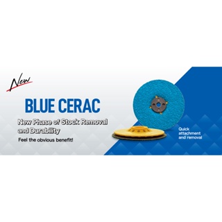 ใบเจียรไฟเบอร์ Fiber disc BLUE CERAC Made in JAPAN