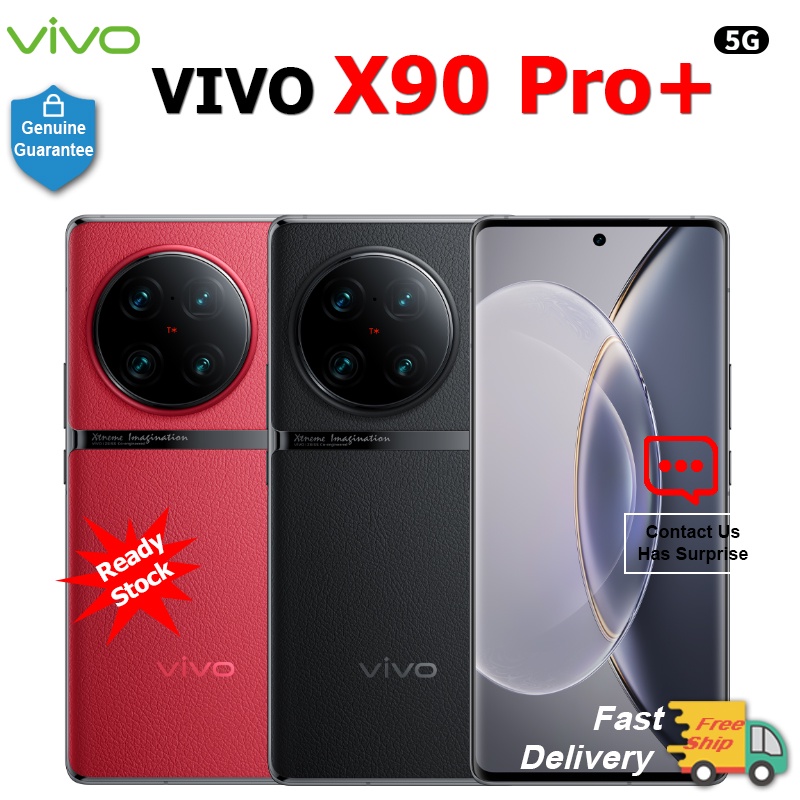 ของแท้ สมาร์ทโฟน VIVO X90 Pro + Plus 5G Snapdragon 8 Gen 2 6.78 นิ้ว AMOLED 2K E6 50MP 4700Mah 80W ชาร์จพิเศษ NFC IP68