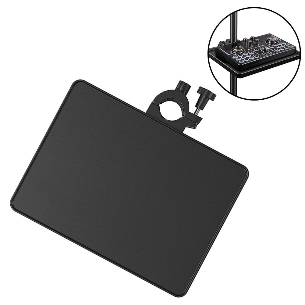 ขาตั้งไมโครโฟน ถาดการ์ดเสียง ขาตั้งไมโครโฟนสด ขาตั้งพลาสติก แบบคลิปหนีบเกลียว สําหรับขาตั้งกล้องถาดโทรศัพท์มือถือ