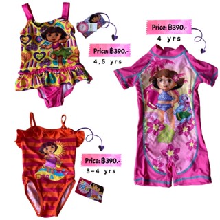 ชุดว่ายน้ำเด็กลายดอร่า ของแท้ 💯% นำเข้าจากอเมริกา Dora Kids Swimsuit