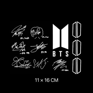 【Mars Tattoo】ใหม่ สติกเกอร์รอยสักชั่วคราว ลาย BTS Inspired D222 2 สัปดาห์ ติดทนนาน