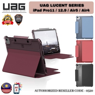 Uag LUCENT เคส iPad Pro 12.9 / Pro 11 / Air 5 4" 10.9 2022 2020 Slim Smart Wake Sleep เคสฝาพับ กันกระแทก