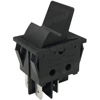 [ 1ชิ้น ] RK1-03-423C/RK1-03D-423C สวิทช์เครื่องปั่น มาตรฐาน UL สวิทช์กระดก Rocker Switch สวิทช์ไฟ OFF-ON สวิทก้านยาว...