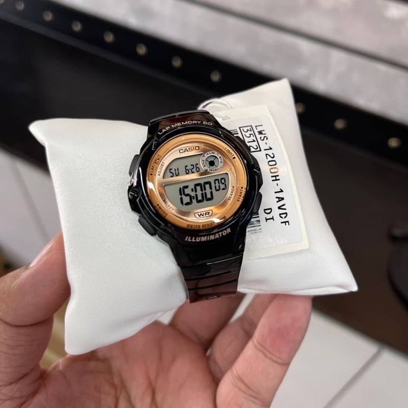 🎁CASIO STANDARD LWS-1200H-1A ของแท้100% พร้อมส่ง ประกัน1ปี