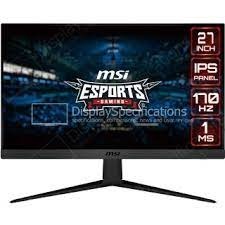 จอมอนิเตอร์ MSI MONITOR G2712 IPS 170HzFREESYNC ประกันศูนย์ไทย 3ปี