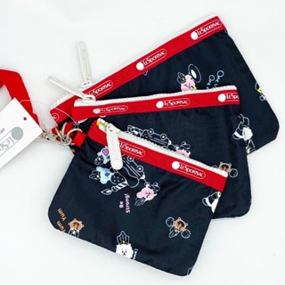 กระเป๋าถือคล้องมือ BT21 ไลน์เฟรนด์ แยกใช้ได้ LeSportsac x Line Friends Co-Branded Wrist Bag Printed