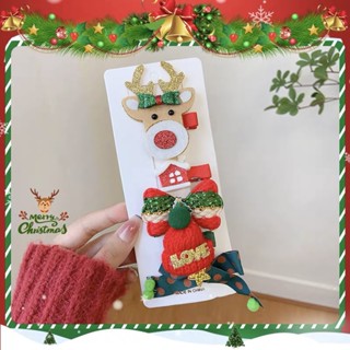 [🎁Christmas🎄] กิ๊บติดผมคริสต์มาส 1 เซ็ทมี 5 ชิ้น 🎅⛄️🎁