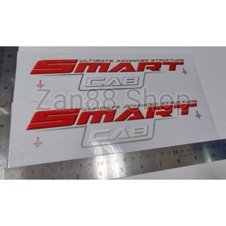 สติ๊กเกอร์ SMART CAB ติดกระจกแค็ปรถ TOYOTA VIGO SMART CAB ปี2008-2010