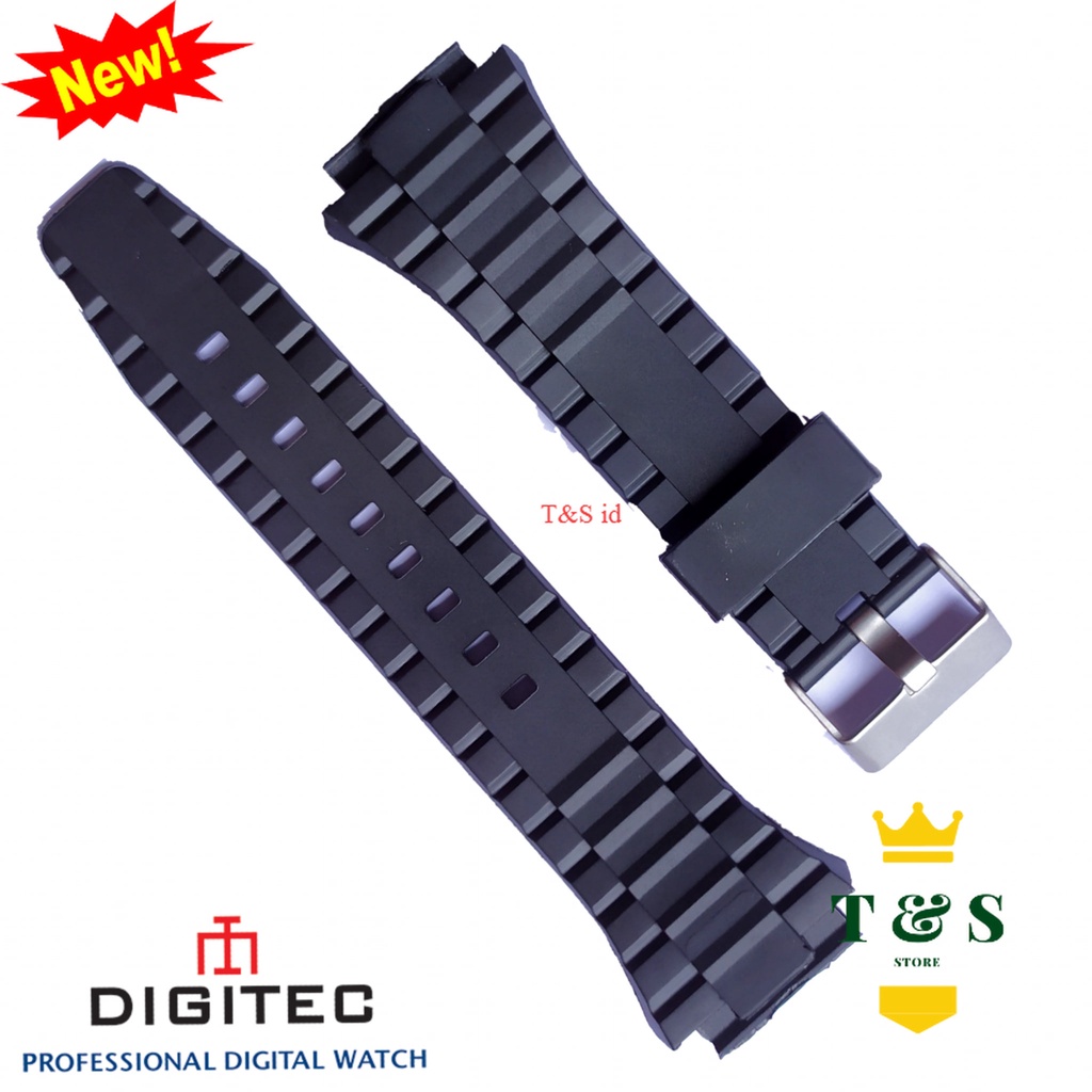 Digitec 3009 Strap Digtric 3009 Digtric DG-3009T Oem สายนาฬิกา