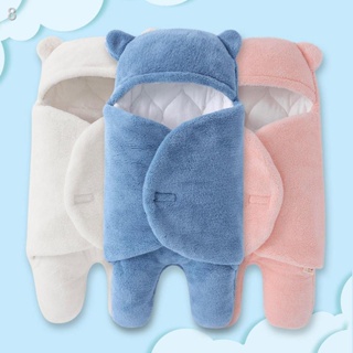 พร้อมส่ง▲┋✎Baby Hug Quilt ฤดูใบไม้ร่วงและฤดูหนาวกระเป๋าหนาผ้านวมทารกแรกเกิด Anti-Startle Swaddle Baby Swaddle Go Out Qui