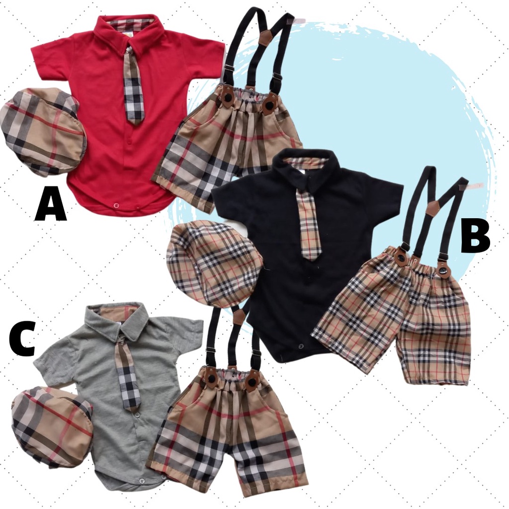 Baby Boy Tie Box Jumper Set Fashion / Play Boy Bestseller Buttermelon MH